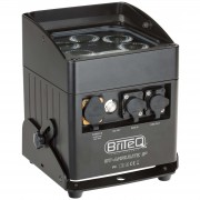 BRITEQ BT-AKKULITE IP - Outdoor LED projector with 6x5in1 RGBWA + IR Rem. Battery Projectors